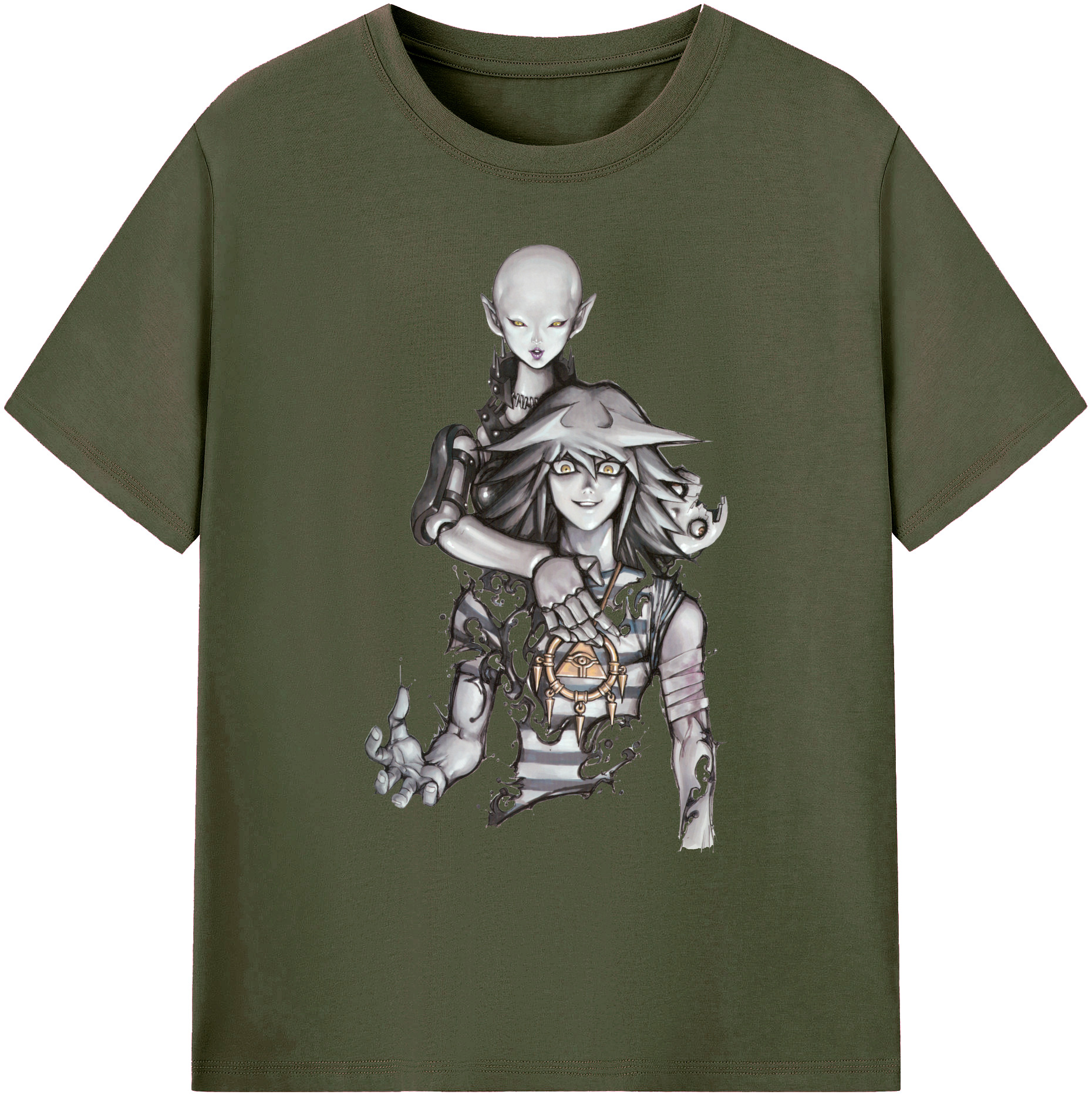 （画像用） 遊☆戯☆王 Yu-Gi-Oh! 綿100％ メンズ半袖Tシャツ｜肌触りやわらか＆通気性
